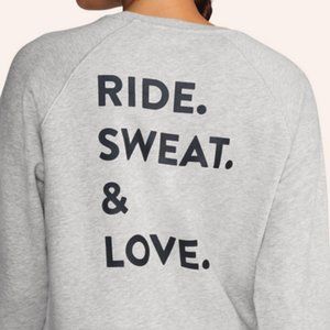 Peloton Unwind Ride Sweat Love Crewneck